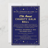 Charity Gala Ball Silent Veiling Elegant Blauw Gou Kaart (Voorkant)