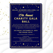 Charity Gala Ball Silent Veiling Elegant Blauw Gou Kaart