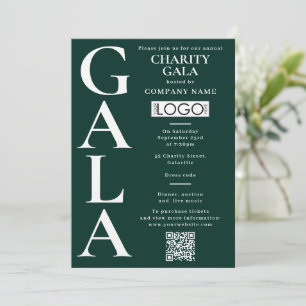 Charity Gala Fondsenwervingsactiviteit QR-code Log Kaart