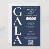 Charity Gala Fondsenwervingsactiviteit QR-code Log Kaart (Voorkant)