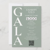 Charity Gala Fondsenwervingsactiviteit QR-code Log Kaart (Voorkant)