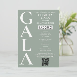 Charity Gala Fondsenwervingsactiviteit QR-code Log Kaart