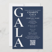 Charity Gala Fondsenwervingsactiviteit QR Code Mar Kaart (Voorkant)