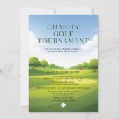 Charity Golf Toernooi Kaart (Voorkant)