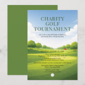 Charity Golf Toernooi  Kaart (Voorkant / Achterkant)