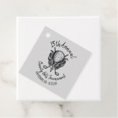 Charity Golf Tournament Ball T-shirt Clubs Course Bedankjes Labels (In situ)