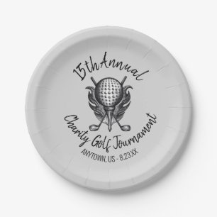 Charity Golf Tournament Ball T-shirt Clubs Course Papieren Bordje