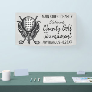 Charity Golf Tournament Ball T-shirt Clubs Course Spandoek