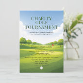 Charity Golf Tournament  Kaart (Staand voorkant)