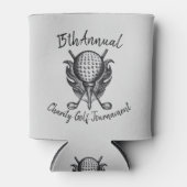 Charity Golf Tournament Sporting Event Ball Clubs Blikjeskoeler (Voorkant)