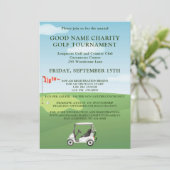 Charity golftoernooi uitnodiging (Staand voorkant)