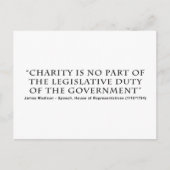 Charity is No Part Legislative Duty of Government Briefkaart (Voorkant)