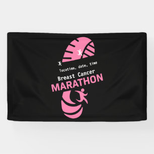 Charity marathon promotionele evenementen koopwaar spandoek