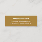 Charity Organization Logo, Organizer Mini Visitekaartje (Achterkant)