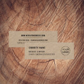 Charity Organization Logo, Organizer Mini Visitekaartje