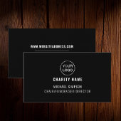 Charity Organization Logo, Organizer Visitekaartje