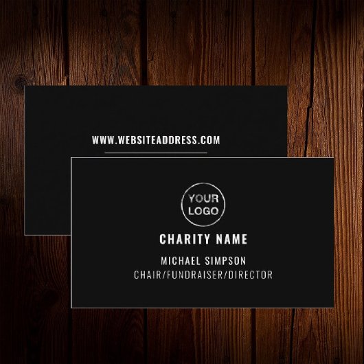 Charity Organization Logo, Organizer Visitekaartje