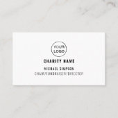 Charity Organization Logo, Organizer Visitekaartje (Voorkant)