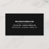 Charity Organization Logo, Organizer Visitekaartje (Achterkant)