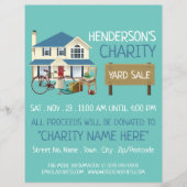 Charity Yard Sale Event Adverteren brochure (Voorkant)