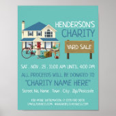 Charity Yard Sale Event Adverteren Poster (Voorkant)