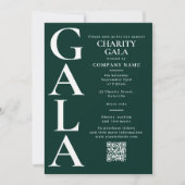 Charitygala Fundraising Event QR Code Groen Kaart (Voorkant)
