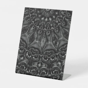 Charkolen Mandala Pedestal Sign Reclamebord Met Voetstuk