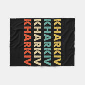 Charkov Oekraine Fleece Deken (Voorkant (Horizontaal))