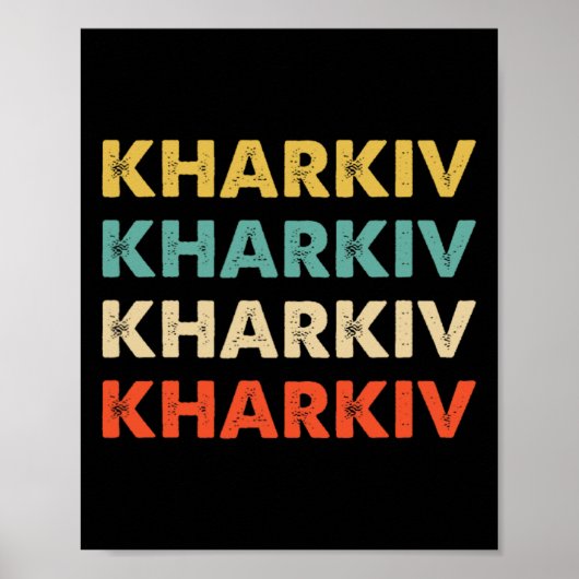 Charkov Oekraïne Poster (Voorkant)