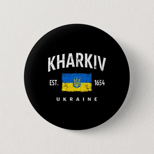 Charkov Oekraïne Ukrayina  Ronde Button 5,7 Cm (Voorkant)
