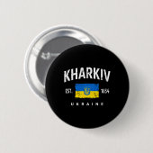 Charkov Oekraïne Ukrayina  Ronde Button 5,7 Cm (Voorkant /achterkant)