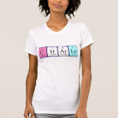 Charla periodiek table name shirt (Voorkant)