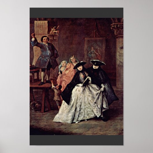 Charlatan van Longhi Pietro (beste kwaliteit) Poster (Voorkant)