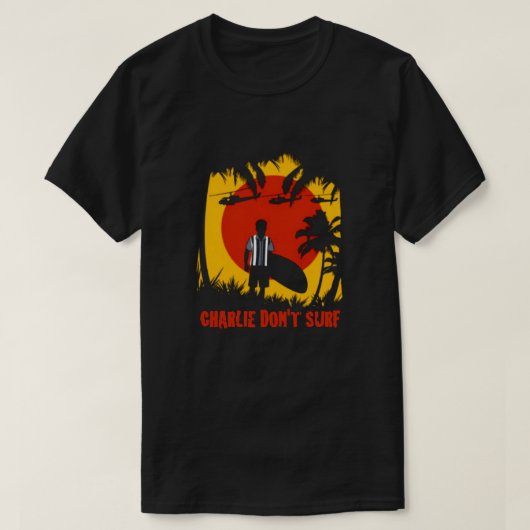 CHARLE DON SURF GEEN T-SHIRT (Design voorkant)