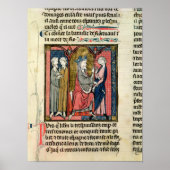 Charlemagne die Ganelon stuurt Poster (Voorkant)