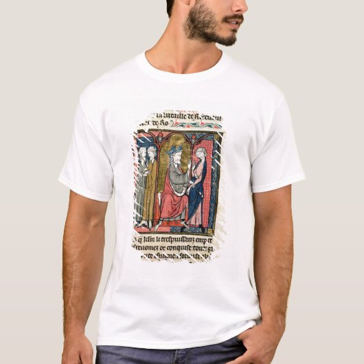 Charlemagne die Ganelon stuurt T-shirt (Voorkant)