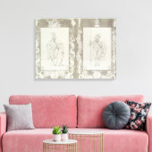 Charlemagne en Heymon, 1804-5 Canvas Afdruk (Insitu (Woonkamer))