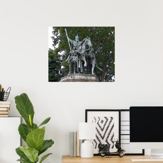 Charlemagne Poster (Thuiskantoor)