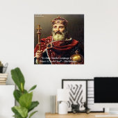 Charlemagne & Talen Quote Poster (Thuiskantoor)