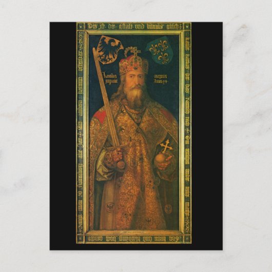 Charlemagne van het Briefkaart Dürer (Voorkant)