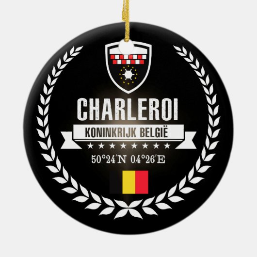 Charleroi Keramisch Ornament (Achterkant)