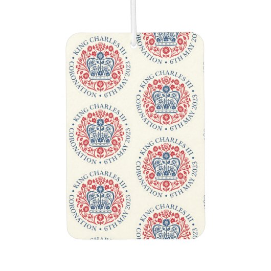 charles 3rd emblem souvenir luchtverfrisser (Voorkant)
