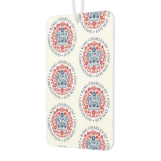 charles 3rd emblem souvenir luchtverfrisser (Links)