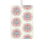 charles 3rd emblem souvenir luchtverfrisser (Achterkant)