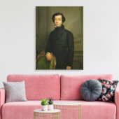 Charles-Alexis-Henri Clerel de Tocqueville 1850 Canvas Afdruk (Insitu (Woonkamer))