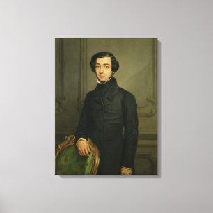 Charles-Alexis-Henri Clerel de Tocqueville 1850 Canvas Afdruk