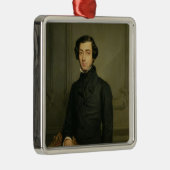 Charles-Alexis-Henri Clerel de Tocqueville 1850 Metalen Ornament (Rechts)