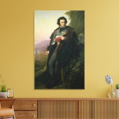 Charles-Artus de Bonchamps 1824 Canvas Afdruk (Insitu (Woonkamer))