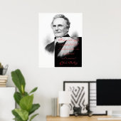 Charles Babbage on the Confusie of Mind Poster (Thuiskantoor)