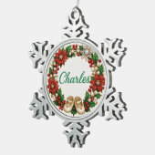 Charles Baby’s First Christmas Snowflake Ornament (Rechts)